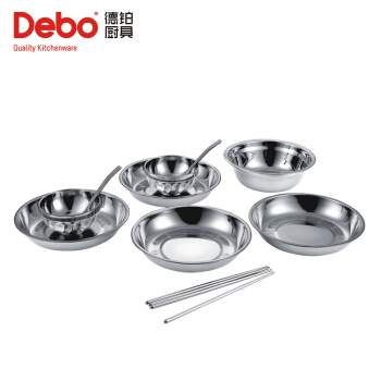 Debo德铂里萨餐具十一件套碗筷勺碟盘实用多用